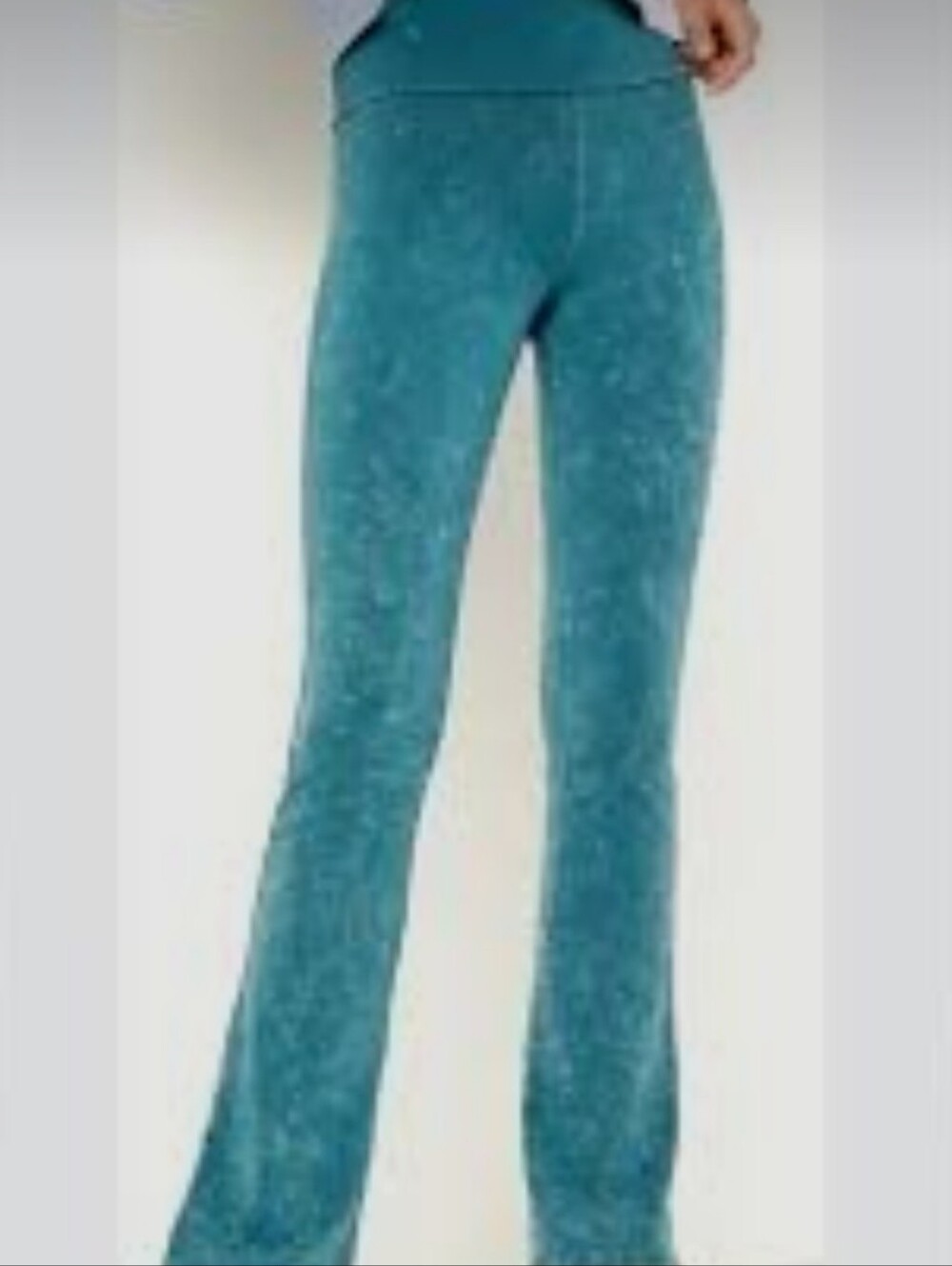 Pink, Womens Wide-Leg Stretch Pants - Blue